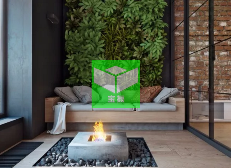 垂直绿化植物墙设计-植物搭配